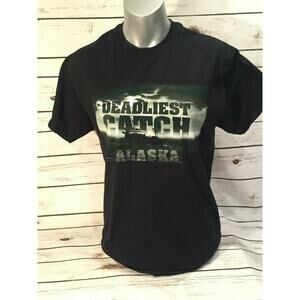 Deadliest Catch Alaska T-Shirt Discovery Channel Documentary TV Series Fishing M